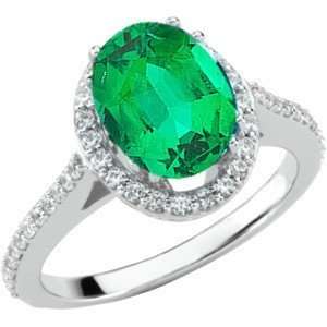   Ring Mounting set with GEM Grade Genuine Emerald Gemstone on SALE(5