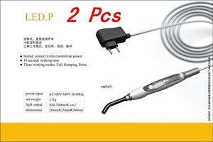2Pcs Dental WoodPecker LED.P Sealed Curing Light FDA CE  
