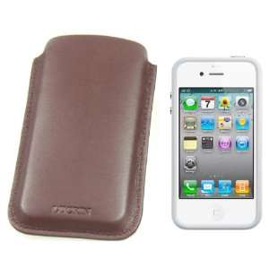 Lucrin   Case for Apple iPhone 4   Smooth Cow Leather 