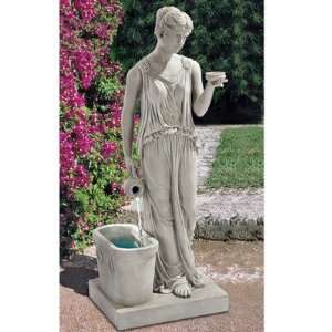  Hebe, Goddess of Youth Garden Fountain Patio, Lawn 