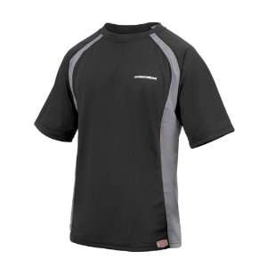  Firstgear Mens TPG Basegear Black/Grey Short Sleeve Shirt 