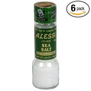 Alessi Grinder Sea Salt, 5.64 Ounce (Pack of 6)  Grocery 