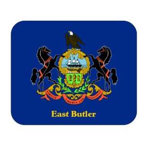   State Flag   East Butler, Pennsylvania (PA) Mouse Pad 