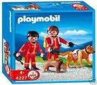Playmobil 4227 Rescue Dog set 2 sniffy dogs & handlers  
