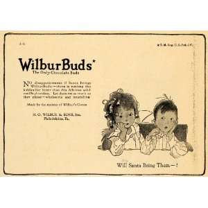 1922 Ad WilburBuds Vanilla Chocolate Nourishment Kids   Original Print 