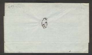 Belgium To France Folded Letter 1874 w 1 Stamp PD Cachet L@@K  