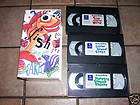 RUSTY & ROSY ELECTRONIC EDUCATION 4 VHS SET NO COVERS  