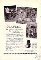 Graflex Corp Globe Trotting Camera Safari Folmer Rochester NY Vintage 