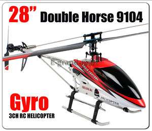 28 Double Horse 9104 3 Channel RC Helicopter Gyro RTF  