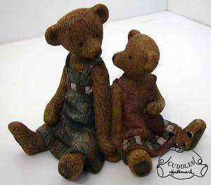   Life Times Boyds Bears Resin Figurine Family Teddy Retired New  