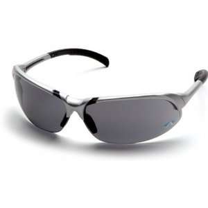  Pyramex Accurist Safety Glasses   Gray Lens, Silver Frame 