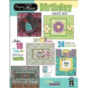  Paper Flair Card Kit Birthday, Makes 10 Cards Kitchen 