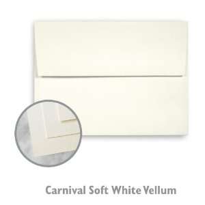 Carnival Vellum Soft White Envelope   250/Box Office 