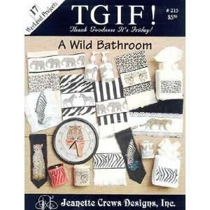  Wild Bathroom, A (TGIF)   Cross Stitch Pattern Arts 