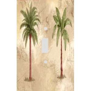  Palm Trees Side by Side Decorative Switchplate Cover