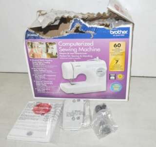 BROTHER COMPUTERIZED SEWING MACHINE WHITE SC6600A  