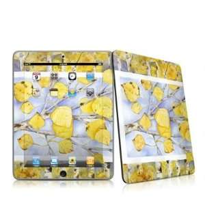 Aspen Leaves Design Protective Decal Skin Sticker for Apple iPad 1st 