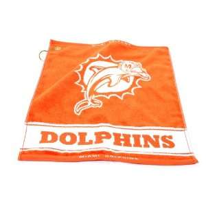  BSS   Miami Dolphins NFL Woven Golf Towel: Everything Else