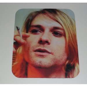  NIRVANA Kurt Cobain & a Cig COMPUTER MOUSEPAD: Everything 
