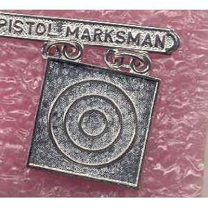 Vintage Silvertone Pistol Gun Marksman Pin