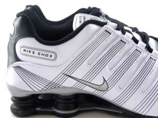 Nike Shox NZ 2.0 White/Black Running Trainer Youth GS Girl/Women Shoes 