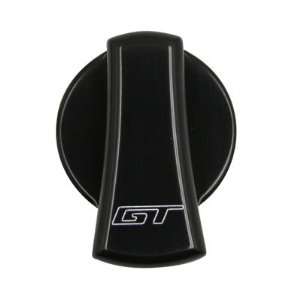   Black Billet Headlight Knob Cover with GT Logo Engraving Automotive