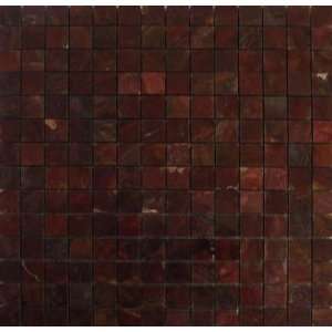  Multi Color Red Onyx Mosaic 3/4 x 3/4 Polished