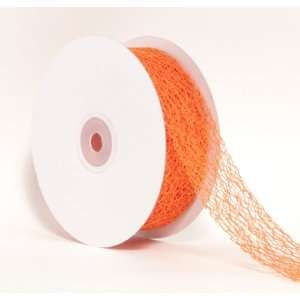  Orange Mesh Ribbon   20 Yard Spool: Arts, Crafts & Sewing