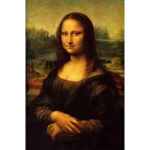   inch Leonardo Da Vinci Code Canvas Art Repro Mona Lisa: Home & Kitchen