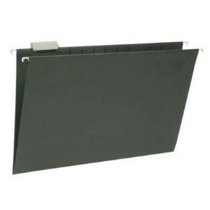  Hanging Folders, Recycled, Legal Size, Black, 1/5 Cut 
