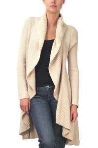 NWT SHAWL COLLAR LONG OPEN CARDIGAN ALL SIZES  3 COLORS  