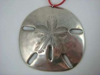 Jim Marsh Low Country Pewter Huge Sand Dollar Ornament  