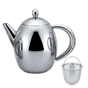   Stainless Steel Tea Pot 1750ml W/Infuser T0601 6A