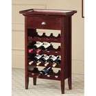 Chintaly Imports Bar with Counter Top and Wine Rack