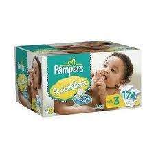 Pampers Swaddlers Diapers Economy Pack Plus Size 3, 174 Count  