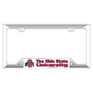 Ohio State Buckeyes Car Tag Frame   Set of 2  Sports 