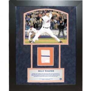  Billy Wagner New York Mets Game Used Uniform Collage 