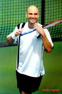 Andre AGASSI Tennis Star Player Poster 23x35 inch  