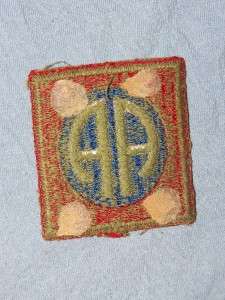 PATCH WW2 US ARMY 82ND AIRBORNE INFANTRY GREENBACK COTTON CUTEDGE 