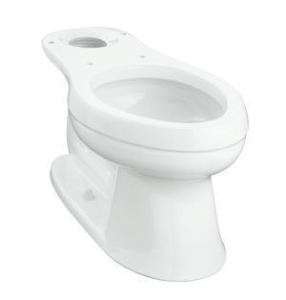 Kohler K 4285 0 White Elongate Toilet Bowl, Less Seat  