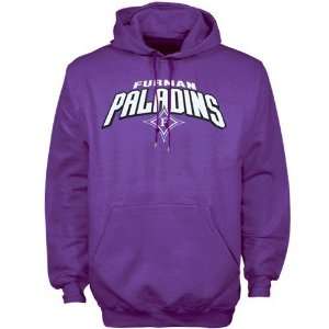 Furman Paladins Purple Big Time Pullover Hoody Sweatshirt  
