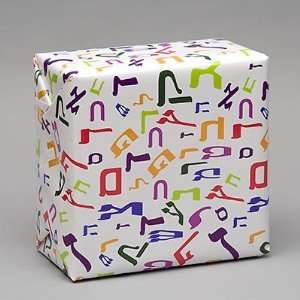 Hebrew Letters Gift Wrap