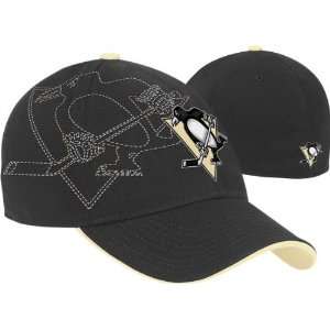  Pittsburgh Penguins Big and Little Logo Flex Fit Hat 