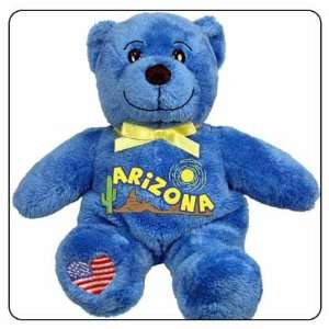  Arizona Symbolz Plush Blue Bear Stuffed Animal: Toys 