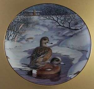 AMERICAN WIGEON Plate Living With Nature Jerners DUCKS  