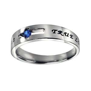 September Birthstone True Love Waits Solitaire Ring