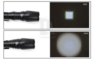 item inform cree xm l t6 flashlight two 18650 batteries