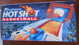 MB 1990 Hot Shot Electronic Basketball Sealed MIB RARE  