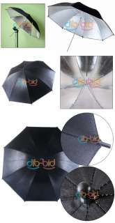 84CM 33 Black Silver Reflective Umbrella Light Studio  