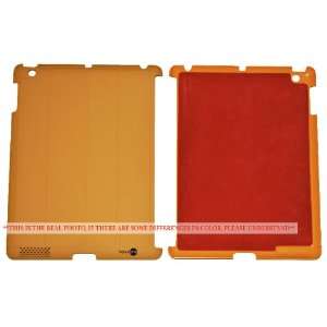  Apple Ipad 2 Back Case Compatible with Smart Cover(orange 